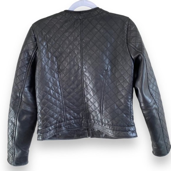 marc new york - andrew marc Lambskin Quilted Jacket - Size Medium - Picture 5 of 10